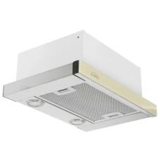 Встраиваемая вытяжка Elikor Интегра Glass 45Н-400-В2Д нерж/бежевое стекло(Телескоп.куб.м/ч 400)