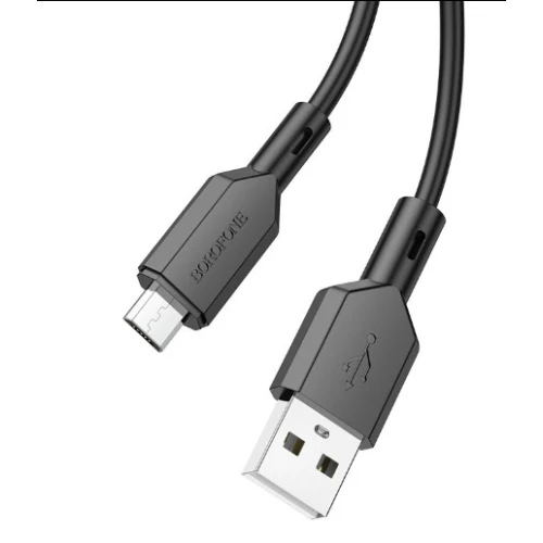 Кабель Borofone BX70 Micro 2.4A 1m black Кабель Borofone BX70 Micro 2.4A 1m black
