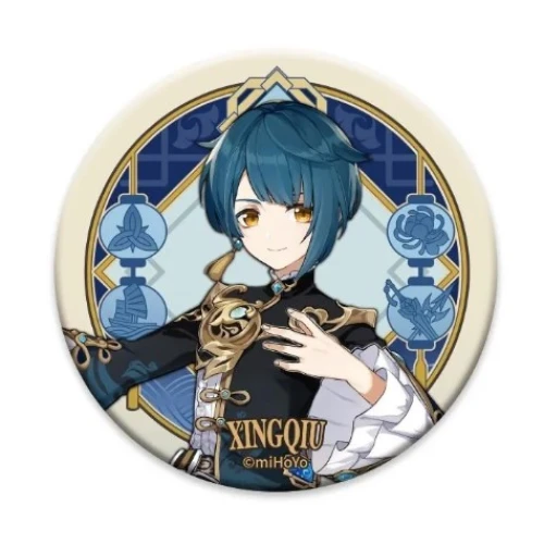 Значок Liyue Harbour Character Can Badge Xingqiu Значок Liyue Harbour Character Can Badge Xingqiu