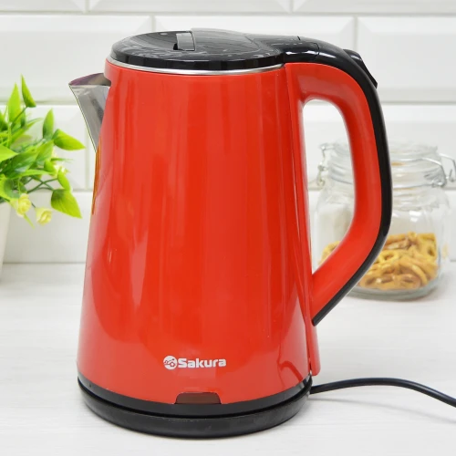 Чайник Sakura SA-2150BR красн/черн д Чайник Sakura SA-2150BR красн/черн д
