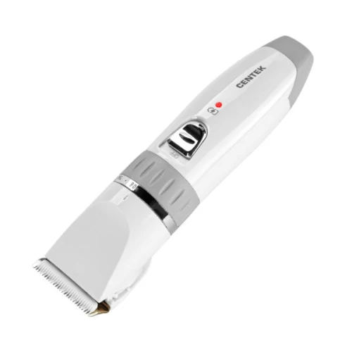 Машинка для стрижки Centek CT-2106 белый/серый