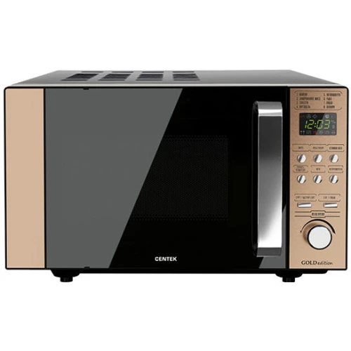 Микроволновая печь Centek CT-1574 черный/золото