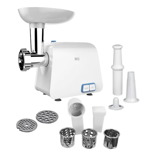 Мясорубка BQ MG1004 Белый/Синий (2100Вт) Мясорубка BQ MG1004 Белый/Синий (2100Вт)