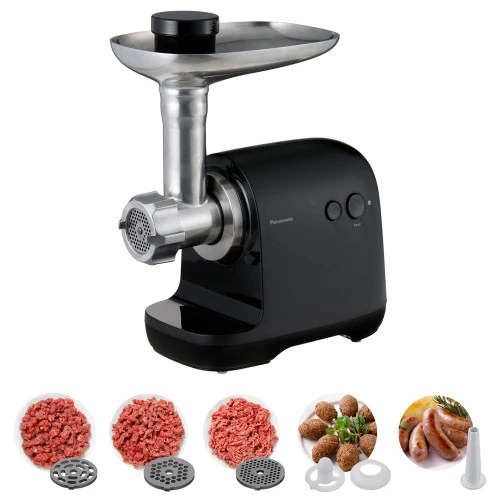 Мясорубка Panasonic MK-GX1710KTQ Черный/Серебро (1700Вт)
