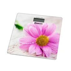 Весы напольные Sakura SA-5072GW герберы