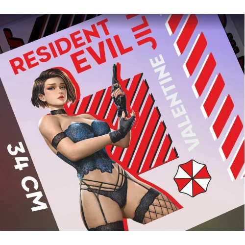 Наклейки на ПК корпус ноутбук "Resident Evil Джилл Валентайн"