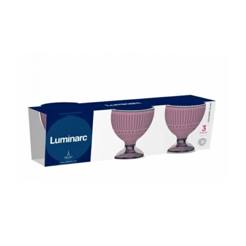 Креманка Luminarc «Луиз» лилак 3шт Р2009-0