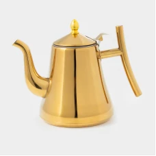 Чайник из нержавеющей стали с ситом «Кеннет» 1,43л цвет золотой 3795308