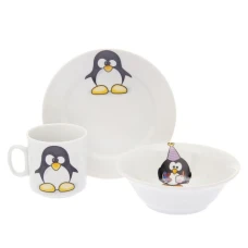 Набор детской посуды «Пингвинчики» 3пр с2552ф34
