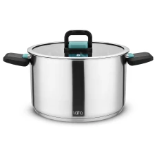 Кастрюля LARA LR02-245 Изумруд 6,4л