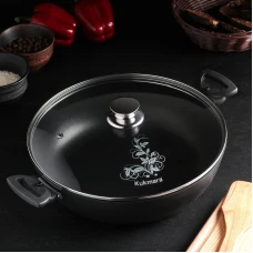 Сотейник Традиция 30×8,5см стекл.крышка,съемн.ручка 172963