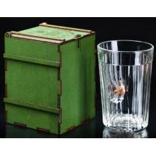 Стакан «Непробиваемый.Боевой запас» граненый с пулей 250мл