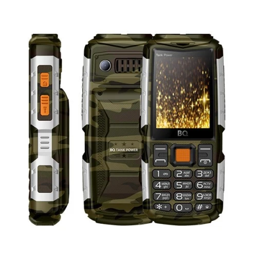 Моб. телефон BQ 2430 Tank Power Camouflage-Silver