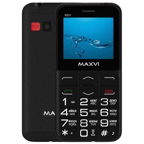 Моб.телефон Maxvi B231 Black Моб.телефон Maxvi B231 Black