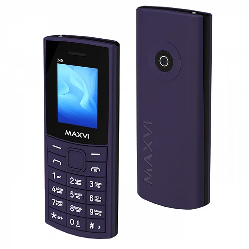Моб.телефон Maxvi C40 Purple