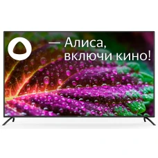 Телевизор StarWind SW-LED65UG402 черный (YaOS)