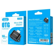 Адаптер JOKADE  JC003 (Micro USB OTG) ЧЕРНЫЙ