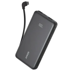 АКБ POWER Bank Anker Zolo 10K Mah 22.5W Built-In USB-C Cable A110DH11 черный