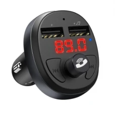 FM-модулятор HOCO E41+переходник АЗУ 2USB 2.1A black