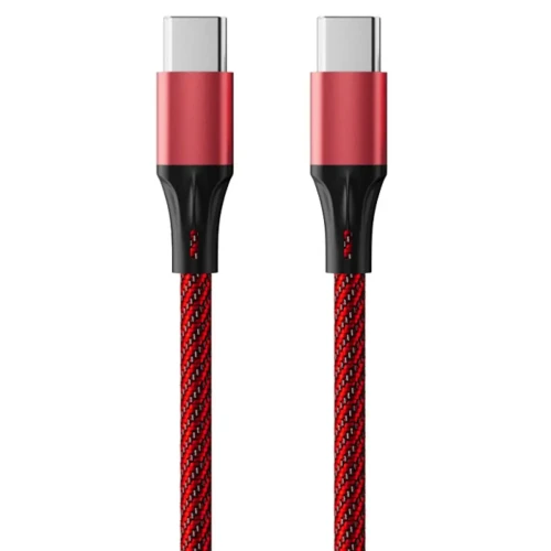 Кабель Accesstyle CC30-F100M Type-C-Type-C black-red Кабель Accesstyle CC30-F100M Type-C-Type-C black-red