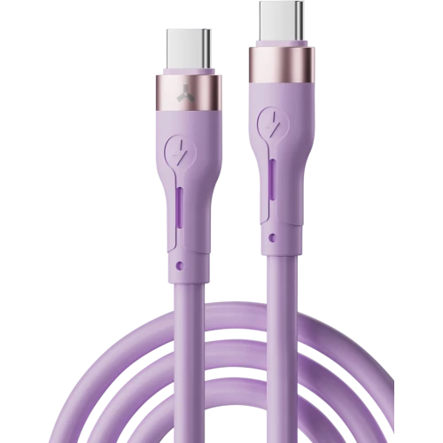 Кабель Accesstyle CC30-S100 Type-C-Type-C violet Кабель Accesstyle CC30-S100 Type-C-Type-C violet