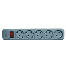 Сетевой фильтр Centek CT-8900-5-1,8 серый