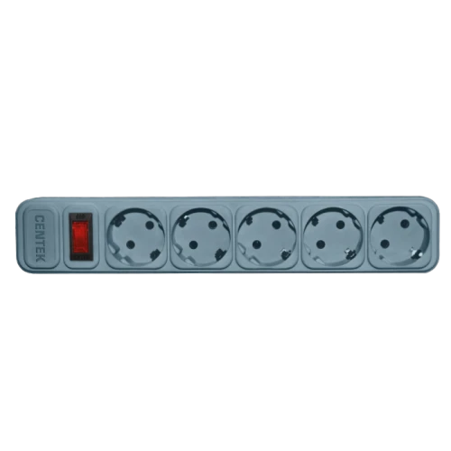 Сетевой фильтр Centek CT-8900-5-3,0 серый Сетевой фильтр Centek CT-8900-5-3,0 серый
