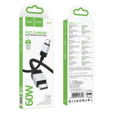 Кабель Hoco X110 Type-C-Type-C 1m 3A 60W black