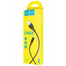 Кабель Hoco X25 Lightning 2A 1m black
