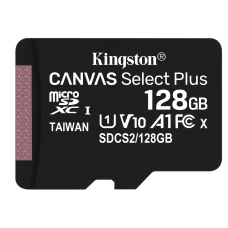 Kingston Micro SDHC 128GB Canvas Select Plus 100R A1 C10