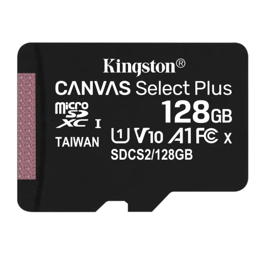 Kingston Micro SDHC 128GB Canvas Select Plus 100R A1 C10