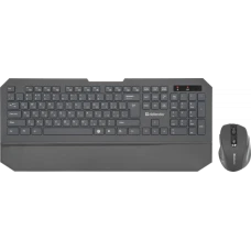 Компл беспров Defender клав+мышь Berkeley C-925 RU,ч(45925))