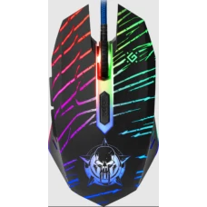 Мышь игр Defender Dark Agent GM-590L, 6кн, подсв+ковр(52590)