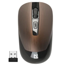 Мышь беспр Defender Wave MM-995 бронза бесшумн (52992)