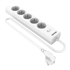 Сетевой фильтр Philips  5 Розеток, кабель - 3M белый