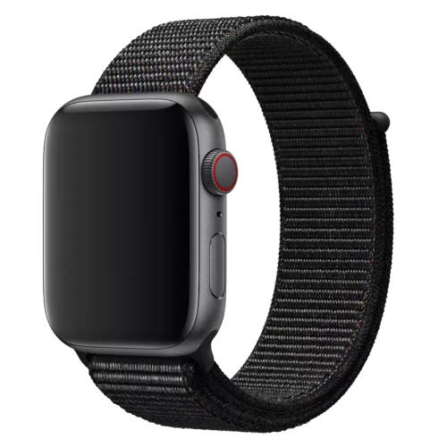 Ремешок для Apple Watch 4 Nylon Loop Strap 44 mm black