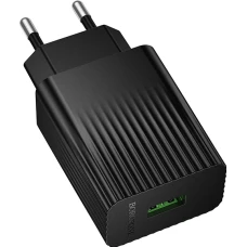 СЗУ Borofone BAS72A 1USB 3.0A 18W QC3.0 black