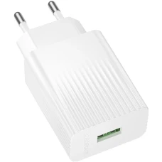 СЗУ Borofone BAS72A 1USB 3.0A 18W QC3.0 white