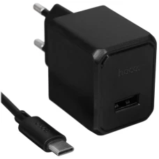СЗУ Hoco CS11A 1USB 2.1A+Type-C black