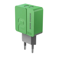 СЗУ More choice NC46 2USB 2.4A green