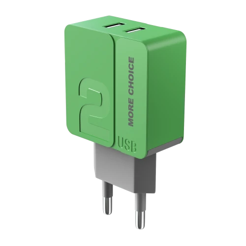 СЗУ More choice NC46 2USB 2.4A green