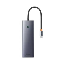 USB Hub Baseus UltraJoy Series 5в1 USB-C - USB3.0+RJ45*1+PD*1 grey
