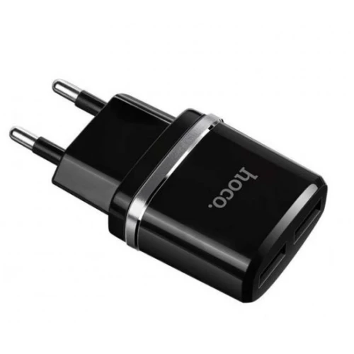 СЗУ Hoco C12 2.4A 2USB black