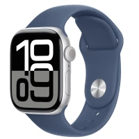 Часы Apple Watch 10 42mm Silver Denim (MWWC3LW/A)M/L Часы Apple Watch 10 42mm Silver Denim (MWWC3LW/A)M/L