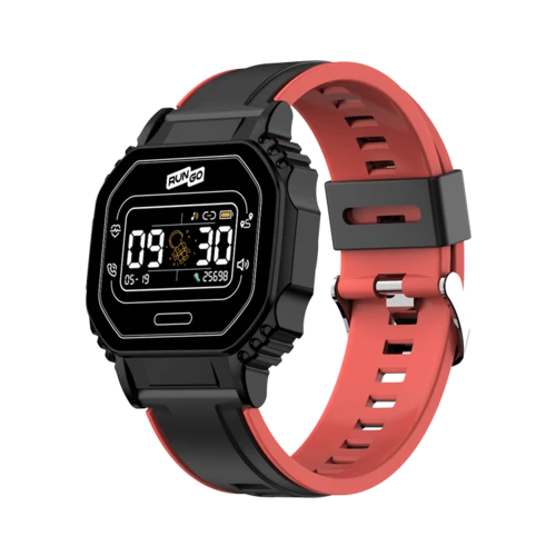 Смарт-часы с ф-цией bluetooth звонка Rungo W4 black/red