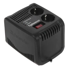 Стабилизатор напряжения Defender AVR Typhoon 600 200Вт 2розетки