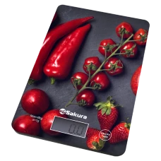 Весы кухонные Sakura SA-6077BS перцы