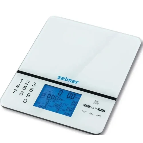 Весы кухонные Zelmer ZKS1500N White