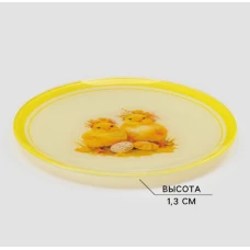 Тарелка Доляна «Пасха.Милые цыплята» 10717891