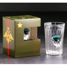 Стакан непробиваемый «Военный» граненый 250мл 9098155